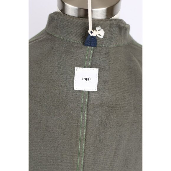 NWT Ts(s) Cotton Jacket SZ 3 / Large Olive Green $745 - Picture 10 of 13